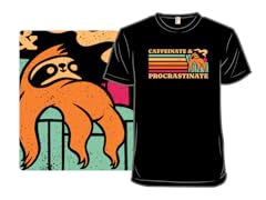 Caffeinate & Procrastinate Retro Sloth