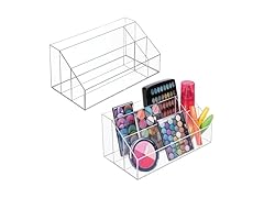 iDesign 5-Section Makeup Organizer Clear
