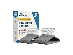 Lifemaster Velvet Kids Hangers Pack