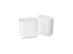 ASUS ZenWiFi Whole-Home Dual-Band Mesh WiFi 6 System XD6 White - 2 Pack