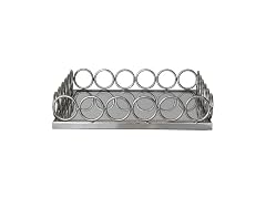 Creative Co-Op Metal Mirrored Tray, Nickel Finish