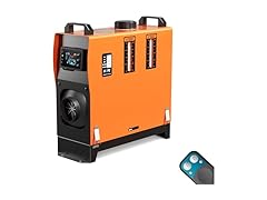 Ecojoy W0568 Diesel Heater 12V 8KW Orange Vertical