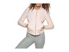 Levi's Women (M) Diamond Quilted Jacket Peach