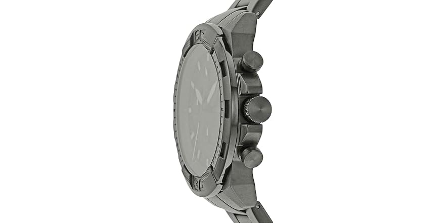 Fossil Mens Bronson Quartz Stainless Steel Chronograph Watch Color: Smoke (Model: FS5852) main image 1