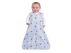 Blue Sports Print Cotton SleepSack