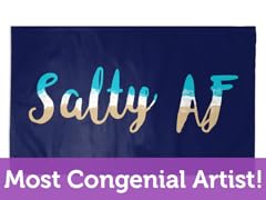 "Salty Beach" 3' x 2' Rug