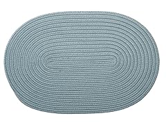 Federal Blue Braided-Texture Rugs
