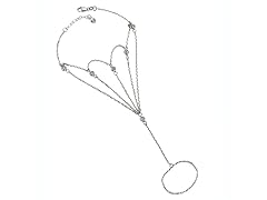 Star Cut Beaded 5 Layer Bracelet