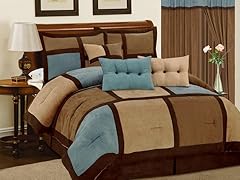 Dareen 7pc Comforter Set - Aqua - 2 Sizes