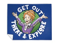 Get Out There & Explore Mink Fleece Blanket