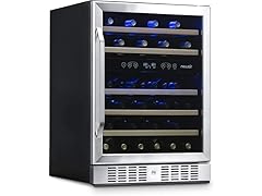 Newair Dual Zone Wine Fridge - 46 Bottles