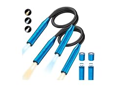 2 Pk Neck Book Lights, 3 Colors & 3 Brightness Levels