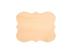 Lara's Crafts Wood Shape Scroll Edge