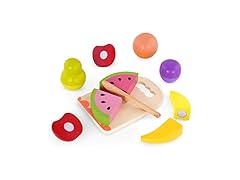 B. toys Chop n' Play Fruits Wooden Play Food Set