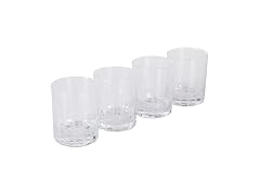 Babish 4 Piece 14 OZ DOF Old Fashioned Drinking and Whiskey Glass