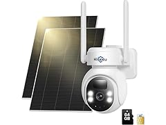 Hiseeu 24/7 Recording 4G Cellular Security Camera