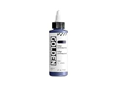 High Flow Acrylics by GOLDEN, Anthraquinone Blue, 4 fl. oz.
