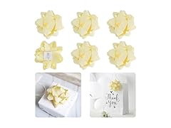 LiBongTa Gift Bows Ivory 4.5" (6pk)