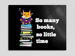 So Many Books 11" x 14" Metal Poster