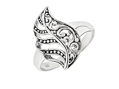 Greg Anthony Bali Leaf Ring