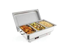 Electric Chafing Dish Buffet Set – 3 × 3 QT Food Warmer 
