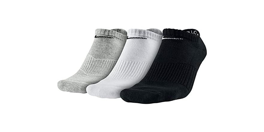 mens nike no show socks xl