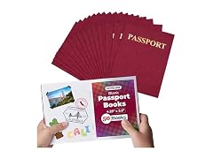 Hygloss Fake Passport Book – Bulk 50 Pack