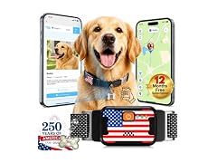 Ycoev Smart Dog GPS Tracker, Black