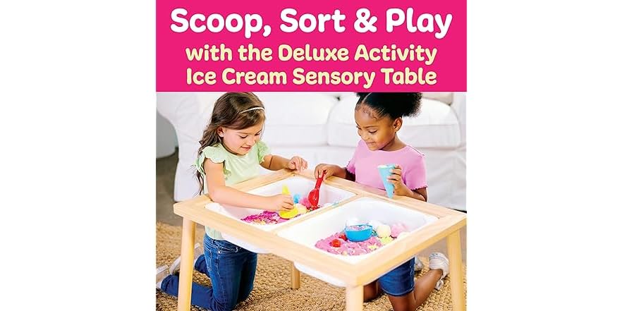 Creativity for Kids Deluxe Sensory Table: Ice Cream Shop