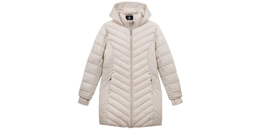 NWT SPYDER Boundless Quilted Long Jacket | Quilted long jacket, Long jackets, Women's puffer coats