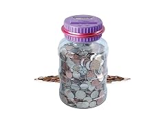 Discovey Digital Coin Counter Money Jar
