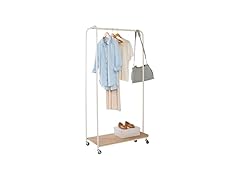 Honey-Can-Do Clothing Rack w/Shelf White