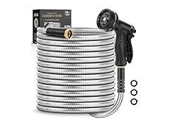 Itsonestep Stainless Steel Garden Hose - 50ft