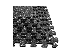 Yes4All Rubber Gym Flooring 0.56"  6 Tiles