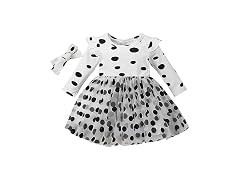 Baby Girl Dalmation Halloween Outfit 