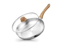 Stainless Steel Pan 10 Inch, Tri-Ply