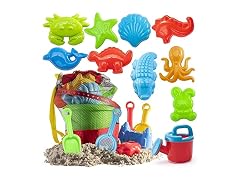 PREXTEX 19-Piece Kids Beach Toys