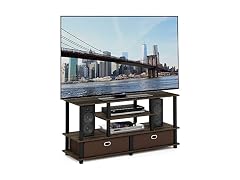 Furinno JAYA TV Stand up to 50 Walnut