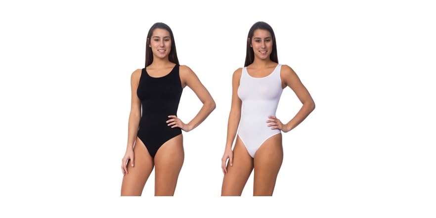 Body Beautiful Shaping Bodysuit with Thong bottom (2-Pack)