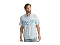 HUK Men's Kona Short Sleeve Fishing Shirt (Small)