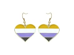 COLDDOX Heart Shape Dangle Earrings