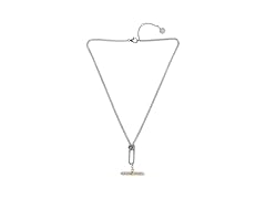 AllSaints Women April T Bar Necklace