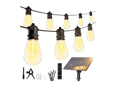 Minetom 34 FT S14 Solar String Lights