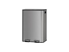 Dual Kitchen Trash Can, 2 x 8 Gal 