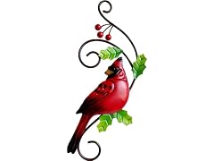 Santa's Workshop Inc 12" Iron Cardinal Plaque