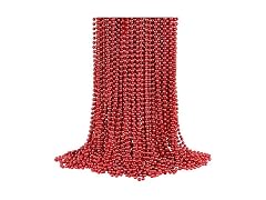 YAXINRUI 72 PCS Red Bead Necklace