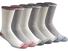 Dickies Dri-Tech Crew Socks (L) Oatmeal
