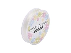 Cheriswelry 10 Rolls 0.6mm Crystal Elastic String Cord