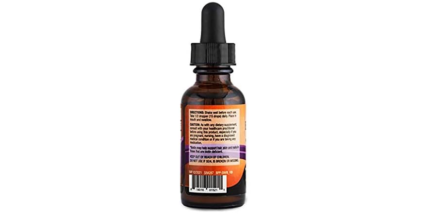 MAX Absorption Biotin Liquid Drops