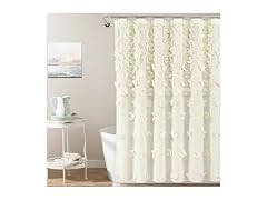 Lush Decor Riley Shower Curtain, 72" W x 72"